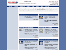 Tablet Screenshot of estore.fed-std-595.com